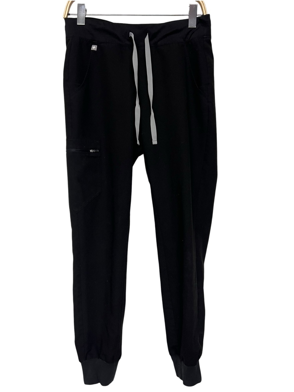 Women’s Figs Zamora Black Drawstring Jogger Scrub Pants Small